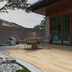 Dalles de pavage en bois grainé durables de 18 mm pour jardin et cour arrière, haute dureté, antidérapantes, carrelage extérieur facile à poser <span class=keywords><strong>sur</strong></span> l'herbe et le gravier - Product Image 2