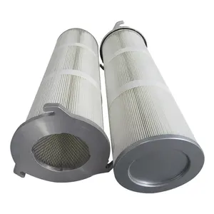 Factory customize polyester filtering Argon gas air filter cartridge dust collection cartridge
