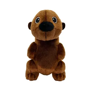 Wholesale Promotional Custom Lifelike Sea Otter Stuffed Wild Animal Plush Toys