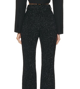 <span class=keywords><strong>Pantaloni</strong></span> in maglia spessa autunno e inverno da donna <span class=keywords><strong>tasche</strong></span> antiscivolo <span class=keywords><strong>laterali</strong></span> in tessuto <span class=keywords><strong>con</strong></span> filettatura metallica su tutti i <span class=keywords><strong>pantaloni</strong></span> - Product Image 4
