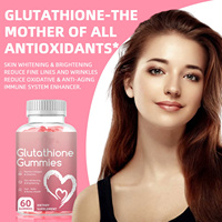 Gummies éclaircissantes OEM à marque privée Gluta pour la peau : Éclat, luminosité, atténuation des marques d'acné et des taches claires, au collagène, pour adultes
