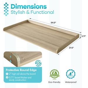 Bán buôn Thêm lớn tre máy giặt Máy sấy Countertop, gỗ máy giặt Máy sấy bìa cho giặt ủi, quần áo lưu trữ, tắm Nguồn cung cấp lưu trữ - Product Image 3