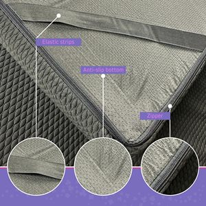 TenderPlayful Lash Bed Foam Topper Tapis <span class=keywords><strong>de</strong></span> <span class=keywords><strong>table</strong></span> <span class=keywords><strong>de</strong></span> <span class=keywords><strong>massage</strong></span> en mousse à mémoire <span class=keywords><strong>de</strong></span> 2.5 <span class=keywords><strong>pouces</strong></span> pour spa et salon - Product Image 5