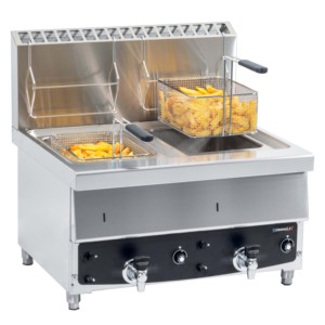2 friteuses électriques de 10 L, friteuse à gaz - Product Image 1