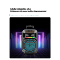 1960 Karaoké Kts Subwoofers Led Éclairage avec Radio Portable Panneau Solaire Charge Grand Système de Cinéma Maison Edifier Haut-Parleur Boombox
