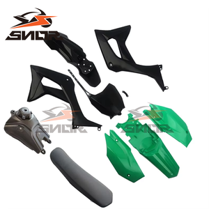 SNOR Racing Dirt <span class=keywords><strong>Bike</strong></span> Accesorios <span class=keywords><strong>Cubierta</strong></span> de asiento Caja de aceite y Kits de carenado para Honda CRF110 Repuestos de motocicleta - Product Image 2