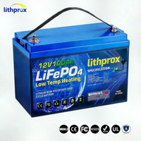 Batterie de chariot élévateur au lithium 12V 100AH, batterie prismatique LFP, remplacement direct pour chariot élévateur tout-terrain, UL CE RoHS MSDS personnalisé