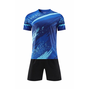 Set Jersey sepak bola anak dewasa desain populer 2024 kit Jersey sepak bola Survetement pakaian sepak bola pria - Product Image 3