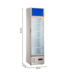 300L Direct Cooling Single-Temperature 300L <strong>Fridge</strong> Food Beverage Cabinet Cooler with Cooling Climate Type for Display - Product Image 2