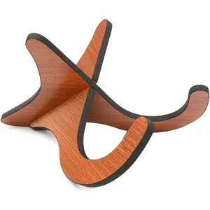 Supporto all'ingrosso Oem X Framework portatile pieghevole legno Ukulele Mandala violino Banjo staffa in piedi