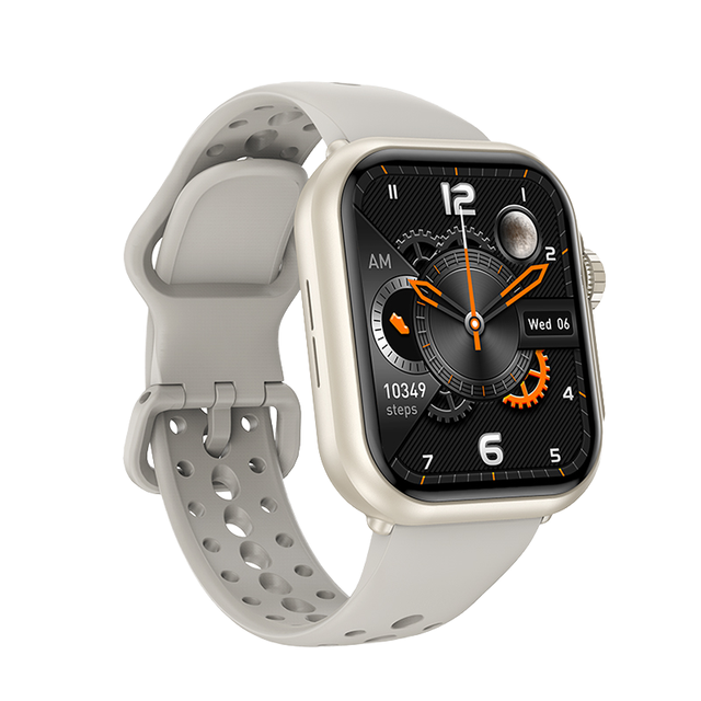 2026 K62 Smart Watch IP68 Waterproof Alloy Android IPS for Unisex Fitness Tracker GPS Answer Calls Outdoor Use Silica Gel Band