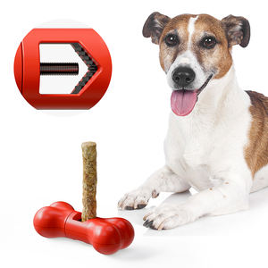 Venta al por mayor productos para mascotas forma de hueso perro hueso titular Bully Stick titular evitar asfixia Dispositivo de seguridad para perros - Product Image 1