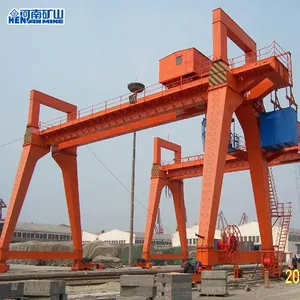 MG-A Type Remote Control Factory Supply Double Beam Girder 20 Ton 30 Ton 35 Ton Mobile Gantry Cranes