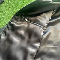 Veste en tapisserie jacquard sur mesure à col rabattu haute précision, grande taille, avec fermeture éclair pour homme