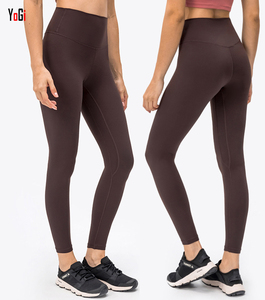 Phụ Nữ Của Cao Eo Align Yoga Phòng Tập Thể Dục Chạy Xà Cạp Bơ Mềm Quần Chặt Chẽ Với Túi Bán Buôn Giá Tốt Mô Hình Rắn - Product Image 6