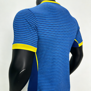 Nuova Maglia da Calcio Professionale Personalizzata della Nazionale Brasiliana 2026, Classica Gialla, da Uomo, ad Asciugatura Rapida, Traspirante, in Spandex/Cotone - Product Image 2