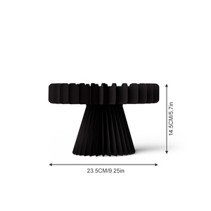 Black Gold Honeycomb Paper Dessert Stand Set Foldable Party Cake Serving Tray Reusable Eco-friendly Wedding Christmas <strong>Easter</strong> - Product Image 4
