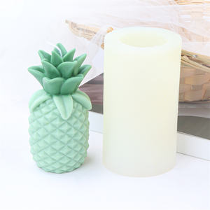 3D grande melograno rosso candela stampo in Silicone Ananas Ananas sapone cera per fare emulazione Guava frutta resina epossidica decorazione per la casa - Product Image 6