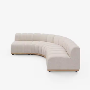 ชุดเฟอร์นิเจอร์ห้องนั่งเล่นทันสมัยพร้อมที่เก็บของ โซฟาเชสเตอร์ฟิลด์แบบมีปุ่มกระดุม โครงไม้จริง สำหรับใช้ในโรงแรมและอพาร์ตเมนต์ - Product Image 6