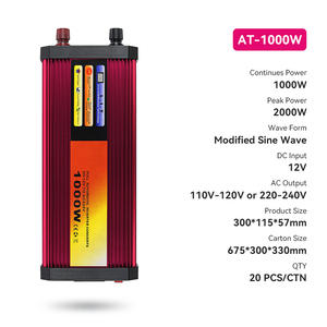 Inversor de Corriente para Automóvil, Controlador de Carga Solar, 300W <span class=keywords><strong>500W</strong></span> 700W 1000W - Product Image 6