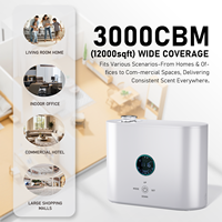 Diffuseur de parfum HVAC commercial 3000CBM, machine aromatique OEM/ODM pour hôtel/lobby, diffuseur d'huiles essentielles, capacité de 600 ml
