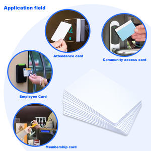 Kartu IC 13.56MHz HF PVC NFC Kartu Bisnis RFID Putih Sensitif untuk Kontrol Akses, Tersedia di Pabrik - Product Image 4