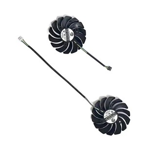 พัดลมกราฟิก RTX2080TI 4PIN PLD10010S12HH 85มม. ใหม่สำหรับ <span class=keywords><strong>MSI</strong></span> GeForce RTX 2060 2070 <span class=keywords><strong>2080</strong></span>พัดลมกราฟิกที่โอเวอร์คล็อก XS - Product Image 5