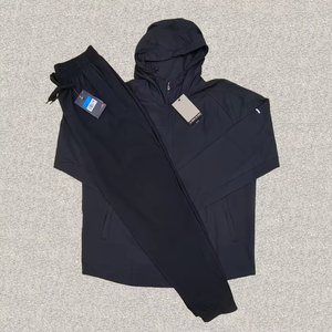 بدلة رياضية لكرة القدم للرجال من المصنع الأصلي، سترة خريفية + بنطلون رياضي للجري واللياقة البدنية، طقم من قطعتين للتدريب - Product Image 3