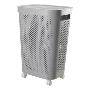 <b>Plastic</b> Laundry Basket Removable Washing Basket Clothes Container Household Basket <b>Bins</b> for Bathroom - Product Image 5