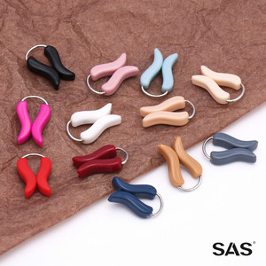 SAS Clips de fixation pour manchette de voile en plastique pour femmes musulmanes, Outil de raccourcissement de <span class=keywords><strong>pantalon</strong></span>, Boutons colorés, Boucle de foulard - Product Image 2