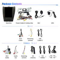 MEKEDE voiture 9.7 pouces voiture 360 caméra panoramique GPS BT FM AM écran voiture-play Android auto pour Lexus ES 2006-2012