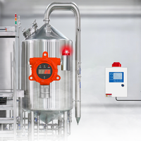 Détecteur de gaz combustible industriel pour laboratoire, école, station-service, stockage de marchandises, COV, acétylène (C2H2), ammoniac (NH3), gaz naturel