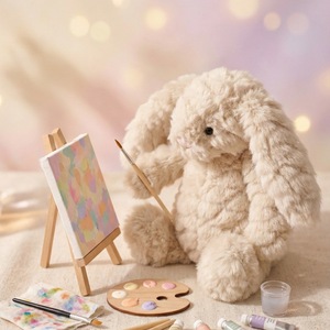 Muñeco de Peluche Suave de Cerdo <span class=keywords><strong>Avada</strong></span>, Relleno de Algodón, Accesorio de Regalo Unisex para Niños, Colgante para Bolsa - Product Image 1