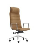 Chaise de bureau moderne à dossier haut en PU, chaise de direction, chaise de cadre