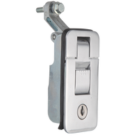 Camion panneau électrique loquet de déclenchement bouton poussoir serrure de porte en alliage de Zinc levier de Compression serrure tige serrure de commande