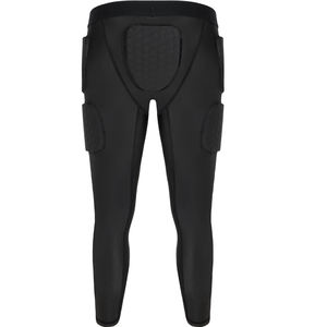 Pantalones de portero de rugby para hombre, protección 3D acolchada, fútbol americano, color negro, novedad de 2022 - Product Image 3