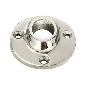 Base de Tubo de Acero Inoxidable de 45 25 mm, Accesorios para Yates y Embarcaciones Marinas, Herraje para Barandilla, Base para Tubo de Pasamanos - Product Image 1