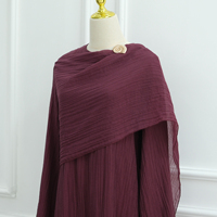 Nouvelle Abaya 2026 Plissée, Robe Longue Élégante en Tissu, Robe de Soirée, Vêtement Islamique pour Femme, Abaya Dubaï, Robe Musulmane Modeste pour Femme