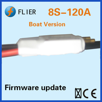 Contrôleur ESC BLDC Flier 8S 120Amp BEC (5V/2A) pour modèles RC Traxxas/Hovercraft/Airboat