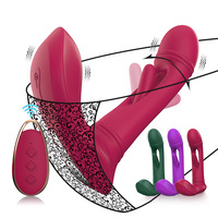 Kabelloser Ferngesteuerter Tragbarer Unsichtbarer Slip-Vibrator aus Silikon für Erwachsene Masturbations-Vibrator Sexspielzeug für Frauen