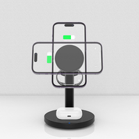 YFZN Original usine OEM ODM 3 en 1 métal magnétique chargeur sans fil Station de charge Portable pour iPhone 14