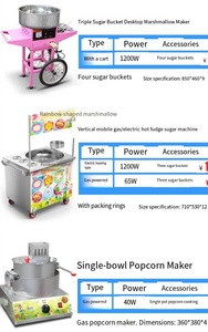 <span class=keywords><strong>Machine</strong></span> à <span class=keywords><strong>Barbe</strong></span> à <span class=keywords><strong>Papa</strong></span> Commerciale Automatique à Gaz pour Sucre et Fleurs - Product Image 5
