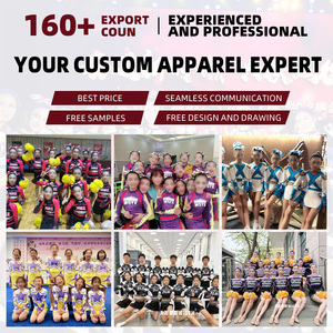 Uniformes de Competición de Porristas All Star Personalizados con Impresión por Transferencia de Calor, Pedrería, Fabricación OEM, MOQ Bajo, Diseño Libre, Sin CPSIA, Entrega en 7 Días - Product Image 6