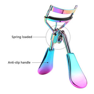 เครื่องดัดขนตา/ขนตาธรรมชาติติดทนนาน,เครื่องม้วนขนตาสแตนเลสฉลากส่วนตัวหลากสี - Product Image 2