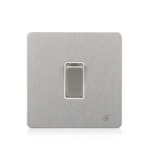 Home wall mounted stainless steel electric light switches manufacturer