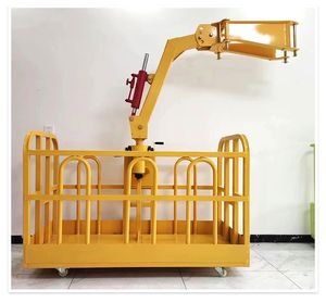 Großhandel JUNCHI Abnehmbare Hubarbeitsbühne, Hängekorb-Hebebühne, Plattformwagen, Kran, Gabelstapler-Ausleger-Hebebühne - Product Image 1