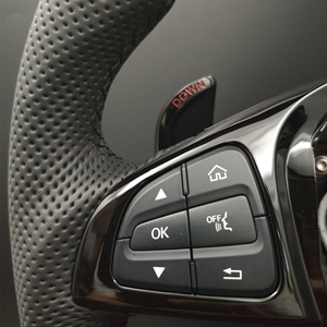 Volante Deportivo de Cuero con Base Plana Modificado para <span class=keywords><strong>Mercedes</strong></span> Benz <span class=keywords><strong>Clase</strong></span> C W205 CLS W218 CL500 W204 W205 W216 C216 AMG - Product Image 2