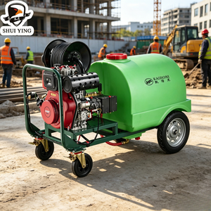 New Diesel-Powered High 13HP 160 Bar 16L/min Flow Rate for <b>Car</b> Wash Descaling/Stripping - Product Image 1