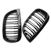 Grille de calandre à trois lamelles pour BMW Série 1 E82 E87 2007 2008 2009 2010 2011 2012 2013 Commande en gros