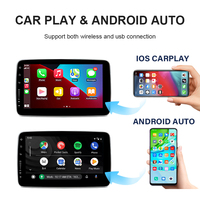 Radio Estéreo para Auto con Pantalla IPS Rotatoria de 10 Pulgadas, 4 Núcleos, Unidad Principal Android, GPS, Amplificador, Carplay, Android Auto, Reproductor de DVD